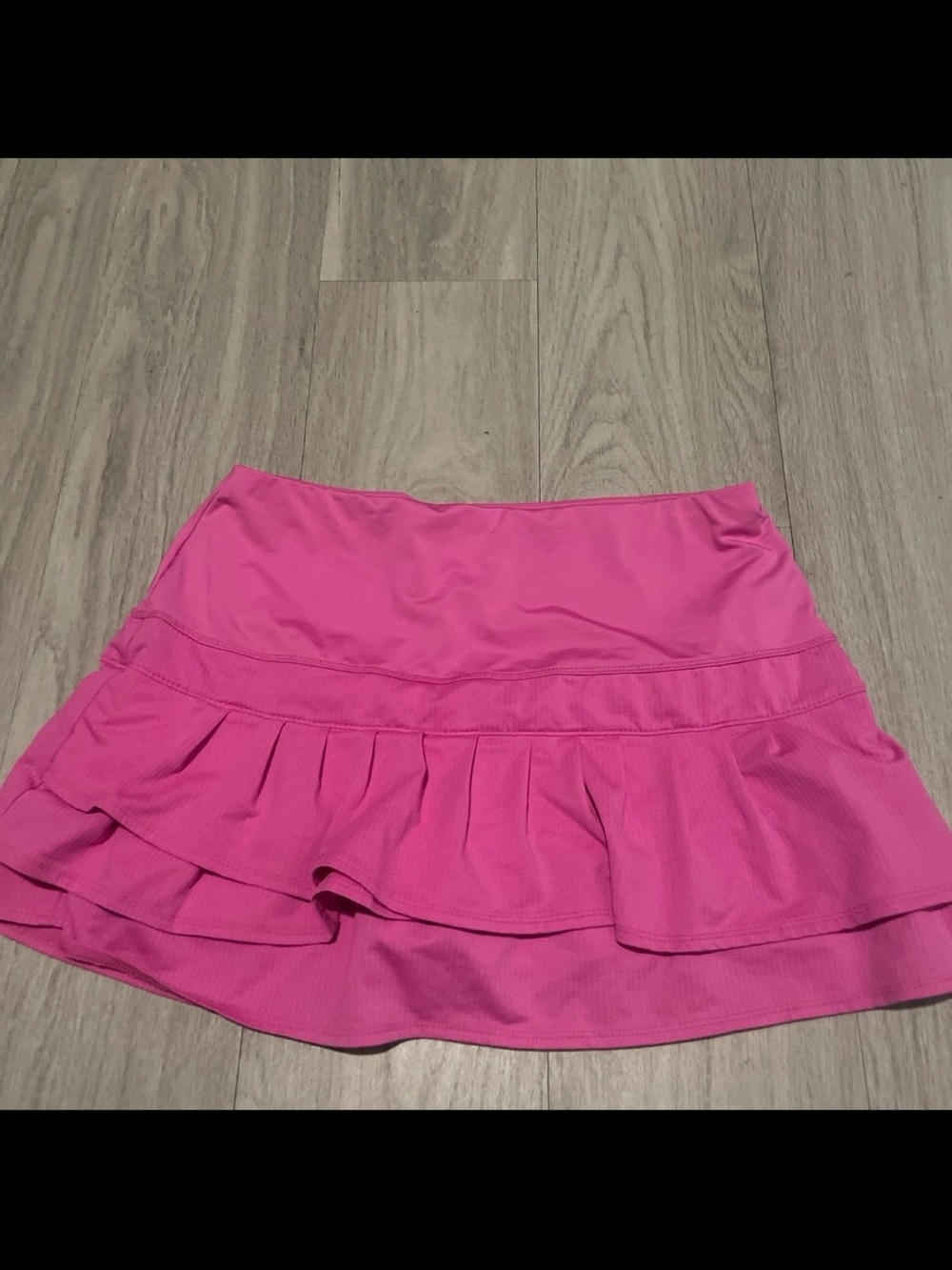 Lucky in Love Hot Pink Ruffle Tiered Mini Skirt